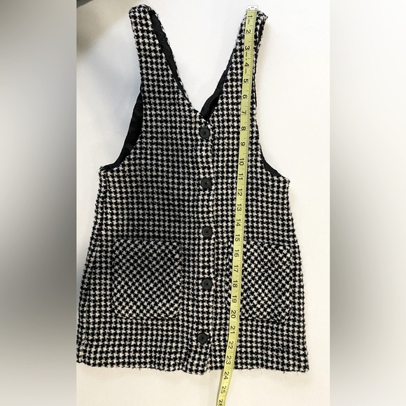 • Zara • Houndstooth Pinafore Dress (girl) Size 9 - Picture 8 of 8